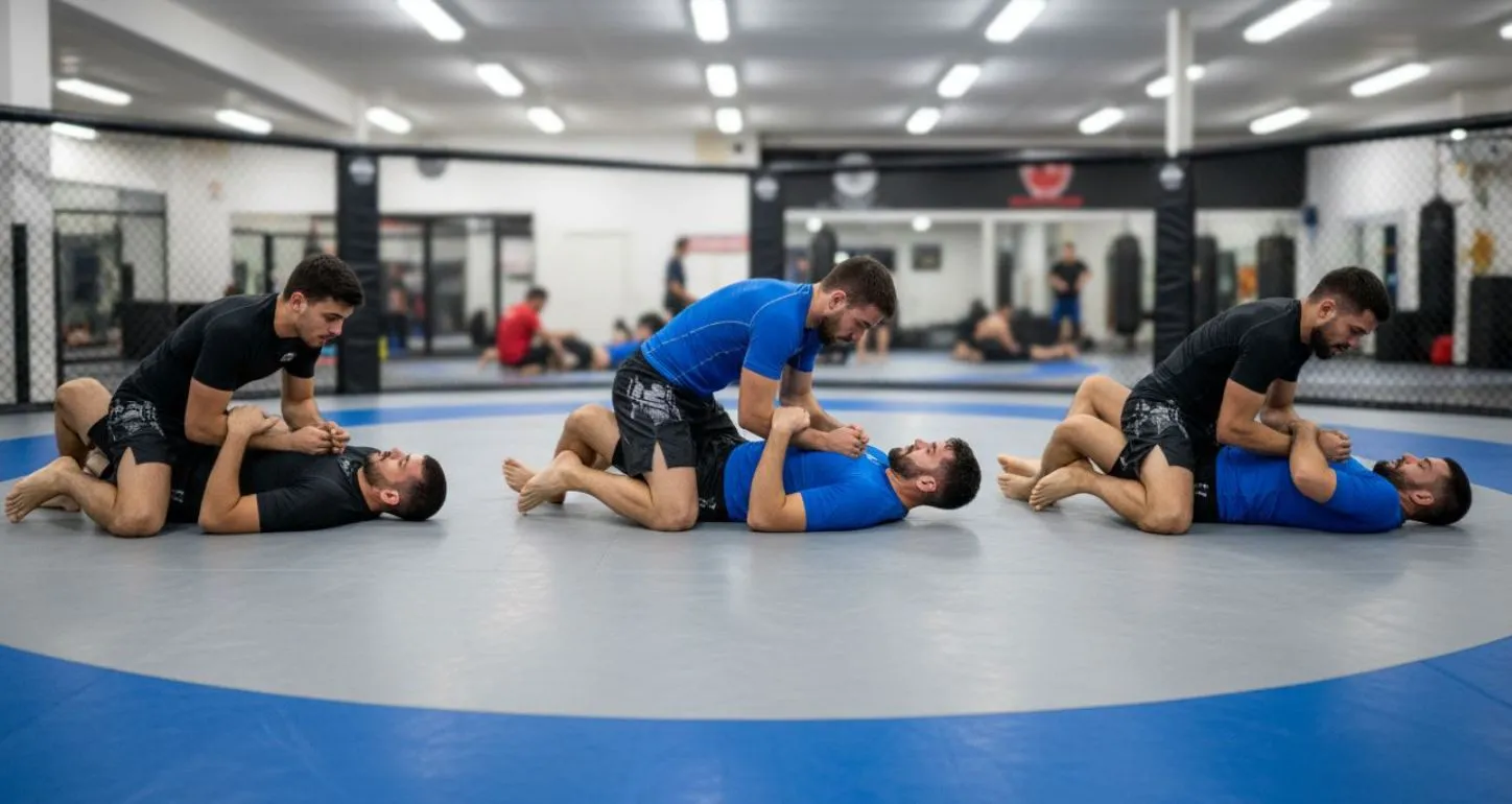 Позиции в партере ММА для новичков простыми словами