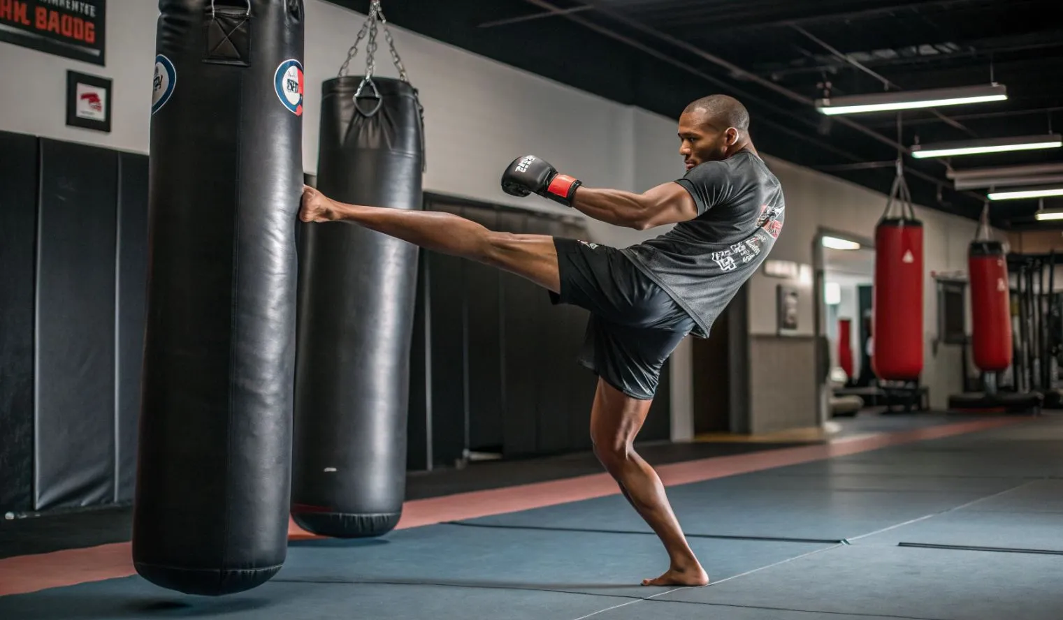 Удары ногами в ММА как бить лоу кик правильно