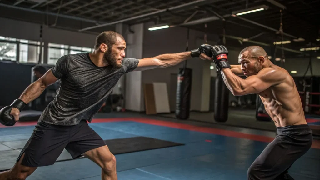 Защита от ударов в ММА для новичков стойка и блоки